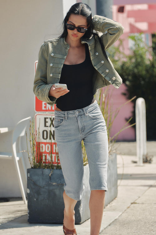 Jean TRF capri taille mi-haute