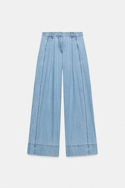 Jean Z1975 à jambe large, taille haute et pinces