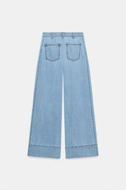 Jean Z1975 à jambe large, taille haute et pinces