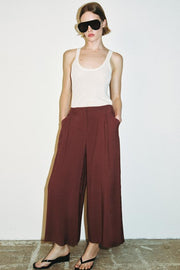 Pantalon-culotte à pinces
