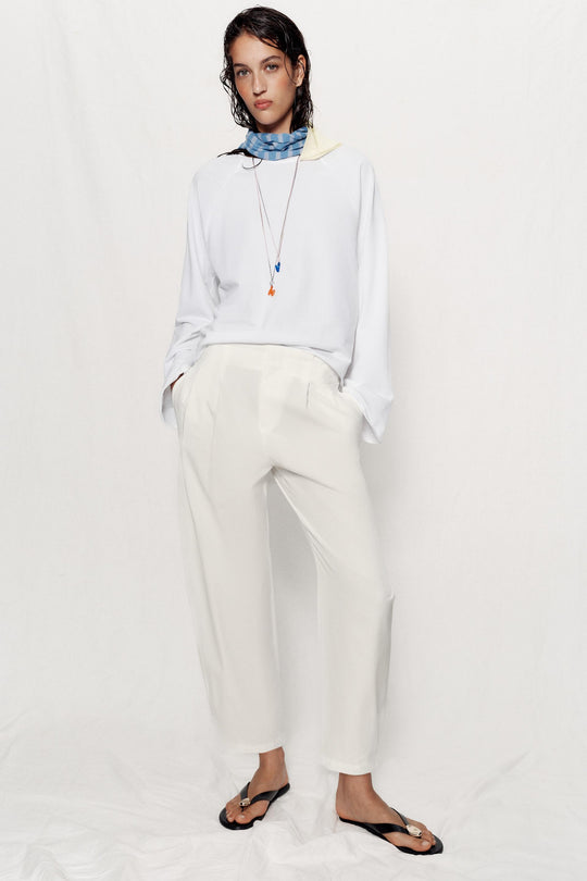Pantalon paperbag ballon