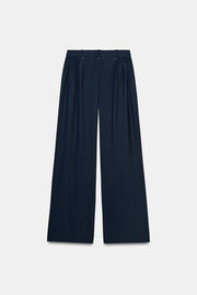 Pantalon à plis à jambe large ZW Collection