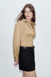 Jupe-culotte avec ceinture