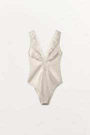 Body satiné en dentelle ZW Collection