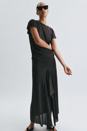 Jupe midi en maille
