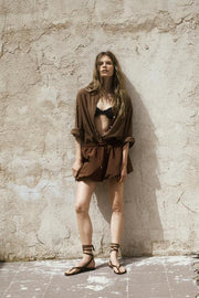 Jupe-culotte ballon