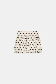 Jupe-culotte ballon à pois