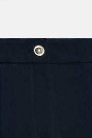 Pantalon palazzo à bouton doré