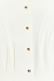 Gilet peplum à pinces