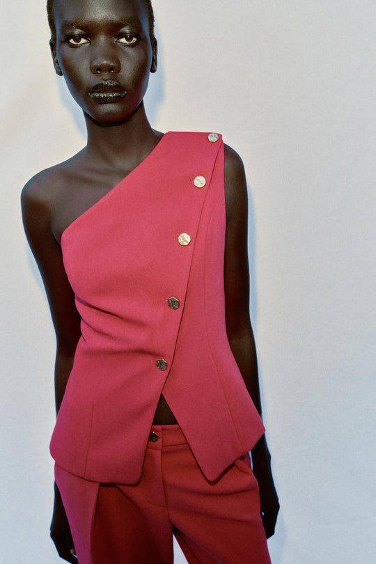 Gilet asymétrique