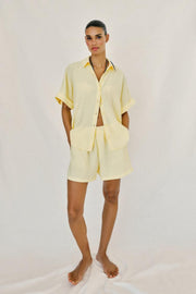 Short fluide à taille élastique