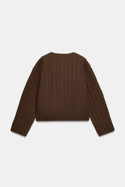 Veste matelassée texturée en lin