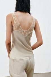 Top satiné en dentelle ZW Collection