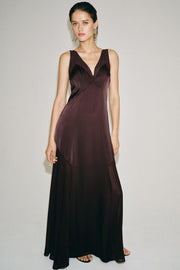 Robe longue satinée ZW Collection