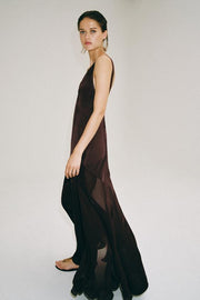 Robe longue satinée ZW Collection