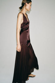 Robe longue satinée ZW Collection