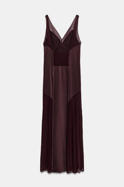 Robe longue satinée ZW Collection