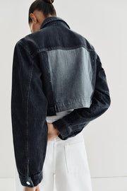 Blouson Z1975 court en denim contrasté