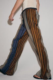 Pantalon style pyjama à rayures ZW Collection