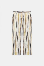 Pantalon en popeline à rayures ZW Collection