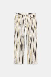 Pantalon en popeline à rayures ZW Collection
