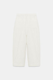 Pantalon coupe barrel à rayures ZW Collection