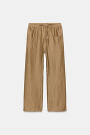 Pantalon en mélange de lin ZW Collection
