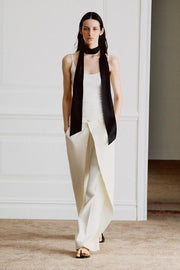 Pantalon à plis sur le devant ZW Collection