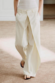 Pantalon à plis sur le devant ZW Collection