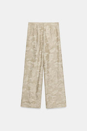 Pantalon à jambe large en jacquard ZW Collection