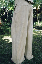 Pantalon droit à surpiqûres ZW Collection