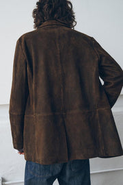Blazer 100 % cuir suédé ZW Collection Édition limitée