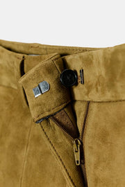 Pantalon 100 % cuir suédé Édition limitée
