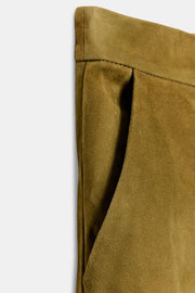 Pantalon 100 % cuir suédé Édition limitée