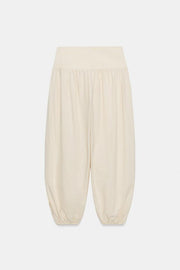 Pantalon bouffant à lien noué