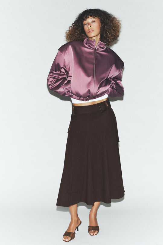 Veste matelassée à épaules marquées