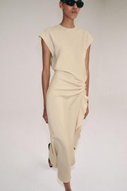 Robe midi à volants ZW Collection