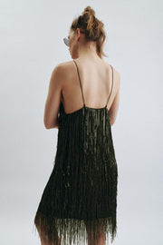 Robe à franges à sequins ZW Collection