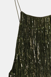 Robe à franges à sequins ZW Collection