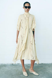 Robe imprimée liens à nouer ZW Collection