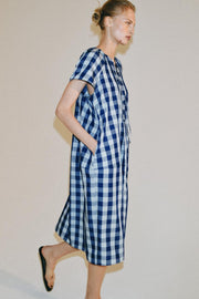 Robe à carreaux liens à nouer ZW Collection