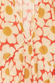 Robe caftan à fleurs Édition limitée