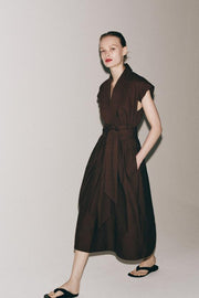 Robe en popeline à plis ZW Collection