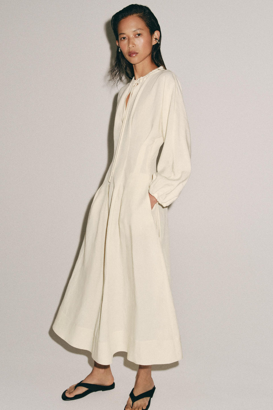 Robe cintrée à la taille ZW Collection