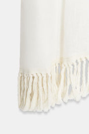 Robe 100 % lin à franges ZW Collection