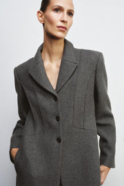 Manteau cintré en laine manteco ZW Collection Édition limitée