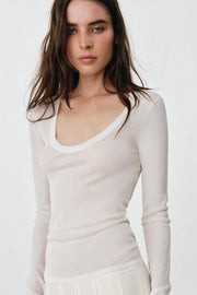 Top en maille ultrafine