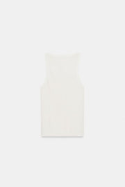 Top en maille fine sans manches