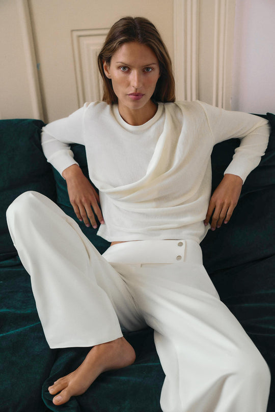 Pull en maille fluide