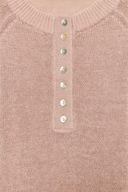 Pull en maille à boutons